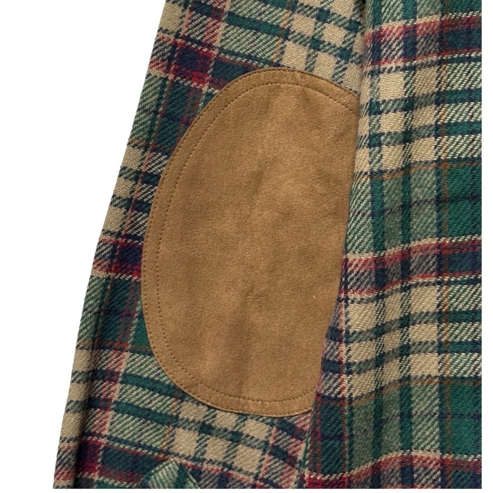 Vintage Pendleton Wool Flannel Elbow Patch Button… - image 7